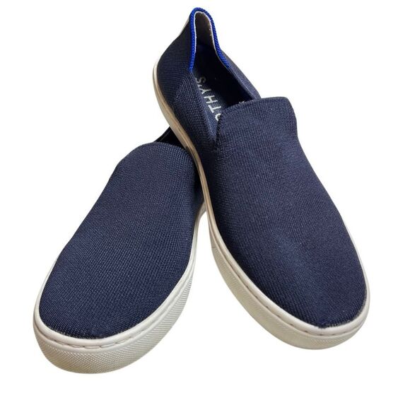 Rothy’s The Original Slip On Sneakers Navy Blue - Picture 5 of 9